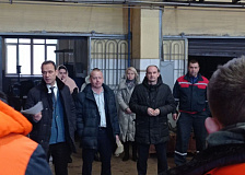 Встреча с трудовым коллективом  Витебского вагонного депо
