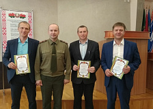 Награждение грамотами Вооруженных сил Республики Беларусь