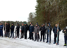 Соревнования по лыжным гонкам среди руководящих работников Витебского отделения дороги