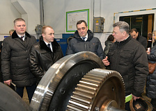 Председатель Витебского областного исполнительного комитета Субботин А.М. посетил локомотивное депо Витебск и встретился с трудовым коллективом