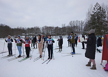 Соревнования по лыжным гонкам, в рамках рабочей спартакиады Витебского отделения дороги